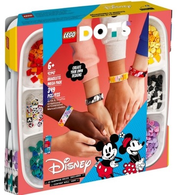LEGO Dots 41947 Disney Megazestaw Bransoletek