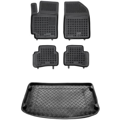 SET MATS I MAT KIA RIO IV 2017-2020 HATCHBACK UPPER FLOOR BAGAZNI  