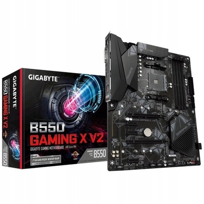 PŁYTA GŁÓWNA AM4 GIGABYTE B550 GAMING X V2 ATX SATA 3 DDR4 HDMI M.2 USB 3.2