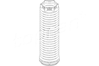 Topran защита амортизатора vw transporter / carave фото №1