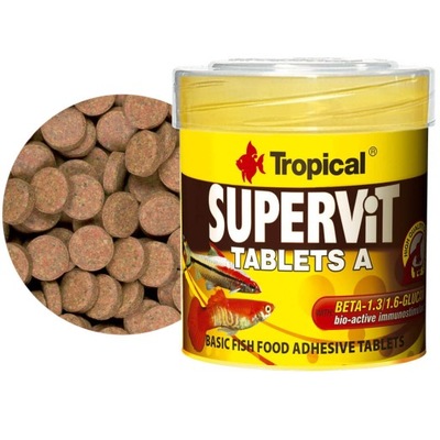 Tropical SUPERVIT TABLETS A 50ml - pokarm tabletki