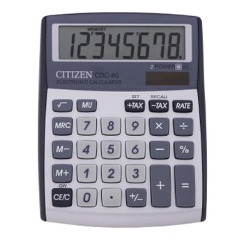 Kalkulator biurowy CITIZEN CDC-80 8-cyfrowy