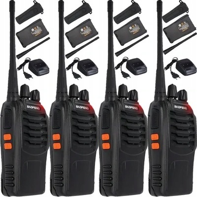 Krótkofalówka Baofeng 4 X BAOFENG BF-888S HT WALKIE-TALKIE PMR