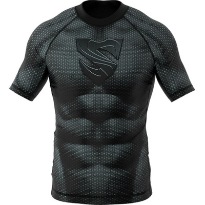 MĘSKI RASHGUARD Z KRÓTKIM RĘKAWEM S-MAN -L