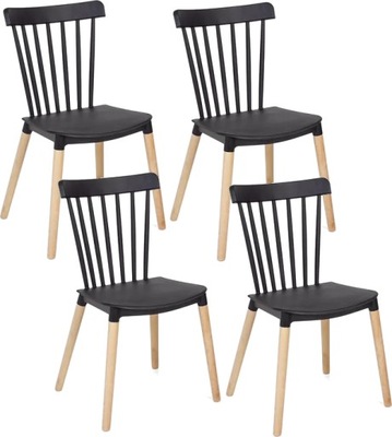 ZESTAW 4 x Krzesło Krzesła Skandynawskie FAVI - 4 SZTUKI