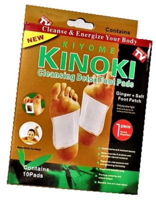 PLASTRY OCZYSZCZAJĄCE NA STOPY DETOX KINOKI 10 szt