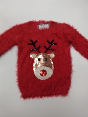 Sweter świąteczny Y D na wiek 18-24 m-y