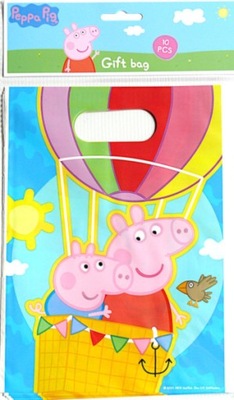 PEPPA PIG- WORECZKI NA UPOMINKI SŁODYCZE 10 szt.