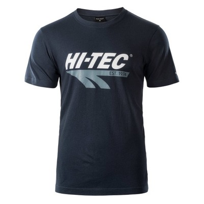 Koszulka Męska HI-TEC T-SHIRT bawełna GRANATOWA XL