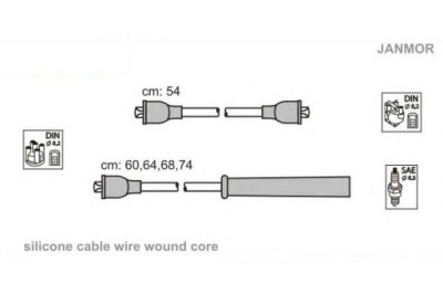 Набір трубопровід запалювання janmor fs1 anadol escort фото №1