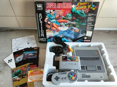 Konsola Super Nintendo SNES PAL! Edycja limitowana Street Fighter II BOX !
