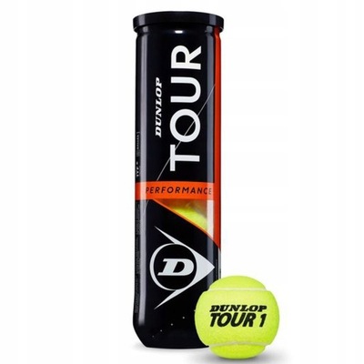 Piłka tenisowa Dunlop Tour Performance 4 szt.
