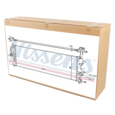 Nissens 630745 радіатор, система охолодження двигуна фото №1