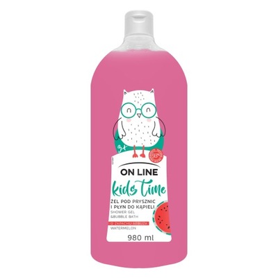 On Line Kids Time Żel pod prysznic i do kąpieli 2w1 dla dzieci - zapach arb