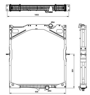 [8718042046987] РАДИАТОР ВОДЫ VOLVO FH12-420 900