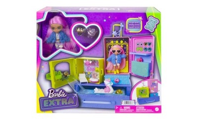 Lalka Barbie Extra z walizkami duży zestaw