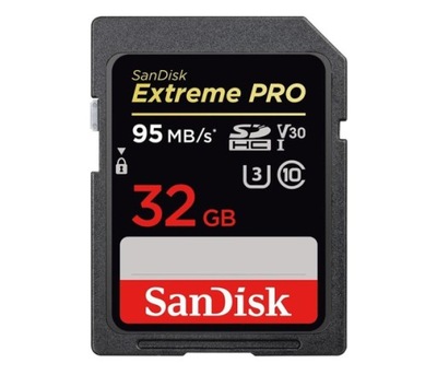 OUTLET SanDisk 32GB SDHC Extreme Pro zapis 90MB/s
