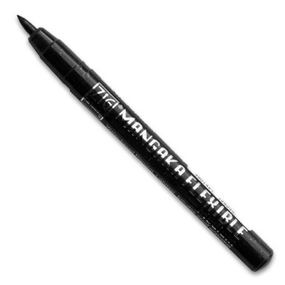 Mangaka Flexible Medium black pisak marker