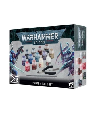 Zestaw narzędzi z farbkami Warhammer 40.000