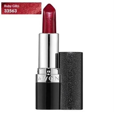 AVON Ultralśniąca szminka Ruby Glitz