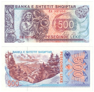 ALBANIA 500 LEKE 1996 P-48b UNC