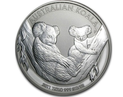 Koala Srebrna Moneta 1 kg 2011 srebra 1000g srebro mennicze inwestycja
