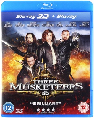 The Three Musketeers 3D Blu-ray
