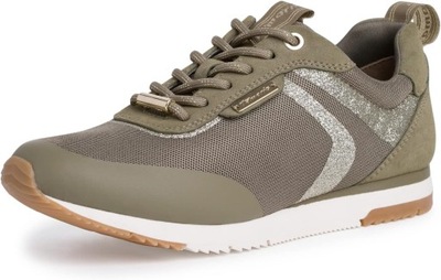 TAMARIS DAMSKIE BUTY SPORTOWE KHAKI 39 1ŻPA