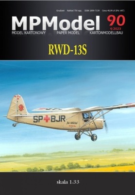 1:33 Samolot RWD-13S MPModel 90