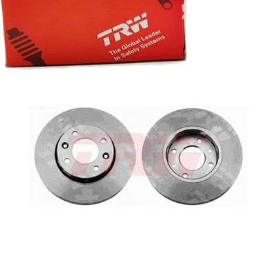 Тормозные диски тормозные перед trw do kia carens ii фото №1