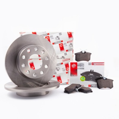 Тормозные диски тормозные колодки ferodo задняя - vw polo vi 2017- 230mm фото №1