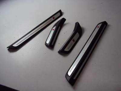 Накладки пороговые audi q5 8r lift s-line 2012- фото №1