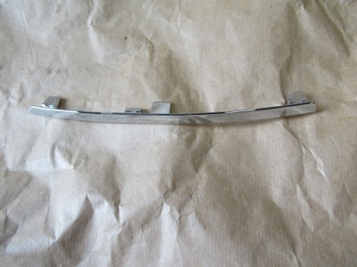 Молдинг решётка бампера хром правый audi q7 фото №1