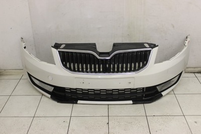 Бампер перед решётка радиатора skoda octavia iii 2012r- фото №1