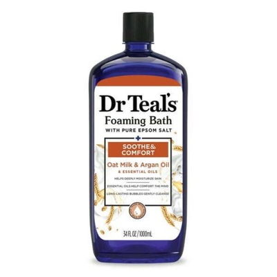 Dr Teal's Foaming Bath Soothe & Comfort 1000 ml - Płyn do kąpieli