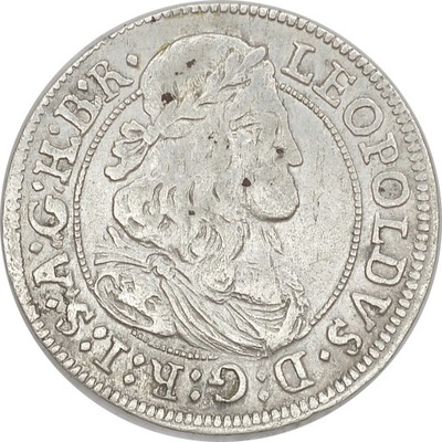 10.gp.AUSTRIA, LEOPOLD I, 3 KRUCIERZE 1671