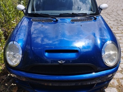 Mini cooper r50 r53 капот кришка двигуна код лакофарбового покриття 862/5 indi blue фото №1