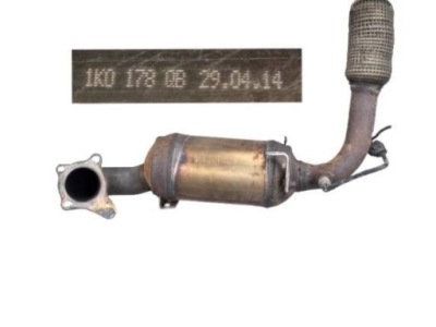 Катализатор 1k0178qb rapid toledo iv 1.2 tsi cbz фото №1