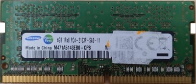 Pamięć RAM Samsung 4GB 1Rx8 DDR4 2133MHZ 2133P SA0 10 SODIMM RAM58