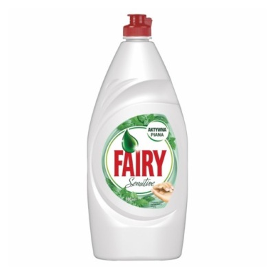 PŁYN DO MYCIA NACZYŃ FAIRY SENSITIVE DRZEWO HERBACIANE Z MIĘTĄ 900 ML