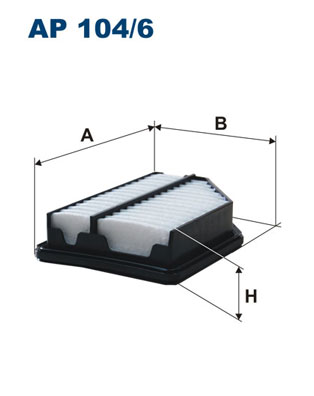 FILTRO AIRE FILTRON AP104/6 AP1046  