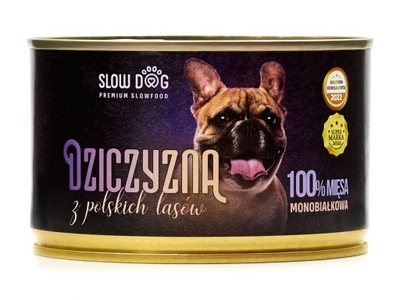 SLOW DOG Dziczyzna z polskich lasów - 100% mięsa 410g