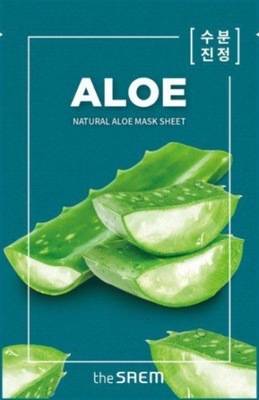 The SAEM Natural Mask Sheet Maska na tkaninie Aloe