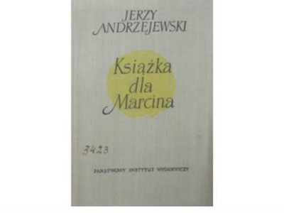 Książka dla Marcina - Andrzejewski