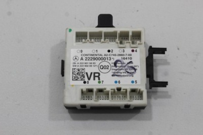 Mercedes s-klasa w222 модуль дверь a2229000013 фото №1