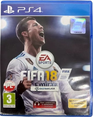 GRA SPORTOWA/PIŁKARSKA NA KONSOLĘ PLAYSTATION 4 FIFA18 PS4