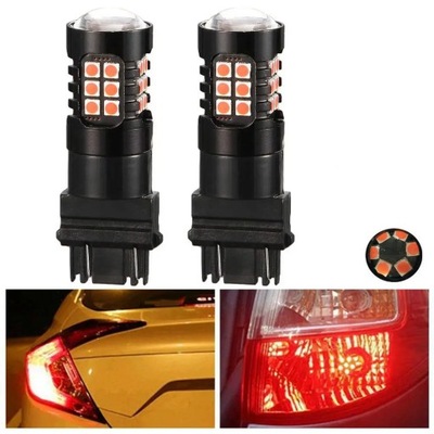 PARA TOYOTA TACOMA TUNDRA DIODO LUMINOSO LED RED STROBE FLASHING WARNING BRAKE LUZ DE FRENADO TAIL LI  