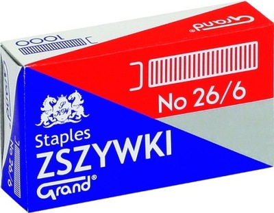 Zszywki GRAND 26/6 a-1000