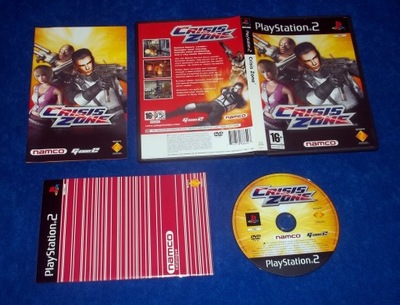 CRISIS ZONE PS2 od NAMCO na pistolet G-CON 2 3 X ANG TIME CRISIS jak NOWA
