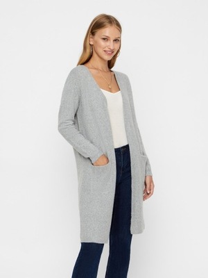 VERO MODA SWETER SZARY DAMSKI KLASYCZNY S RXF